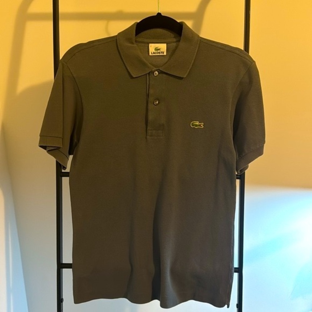 LACOSTE MENS POLO / GREY / SIZE 2 / LBNC